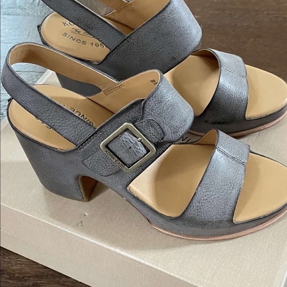Kork-Ease Gray Sandals - Picture 3 of 14